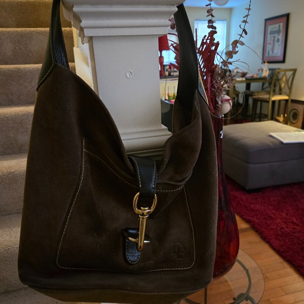 Suede purse